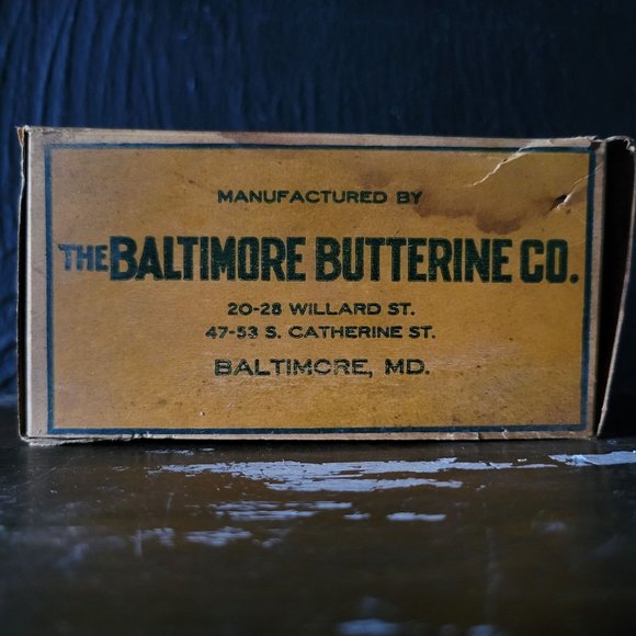 Vintage NUX-IE For Frying And Shortening Box The Baltimore Butterine Co. - Picture 7 of 9
